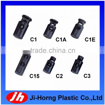 Plastic Cord Stopper Barrel Cord Lock for apparel accessories