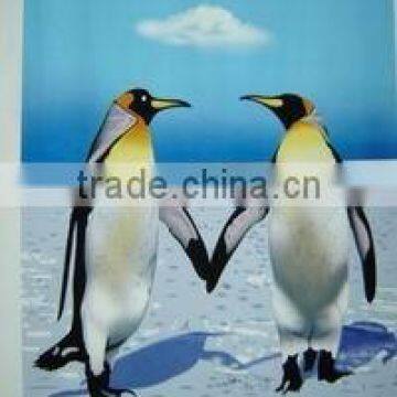 lovely penguin polar fleece blanket