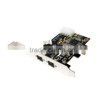 PCIE Combo 2x 1394b + 1x 1394a Firewire Ports PCI-Express Controller Card, 1394 card TI Chipset,