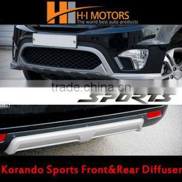 Ssangyong Korando sports Front&Rear diffuser