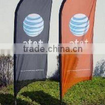 polyester beach flag,swooper,feather flag,flying banner,knife banner
