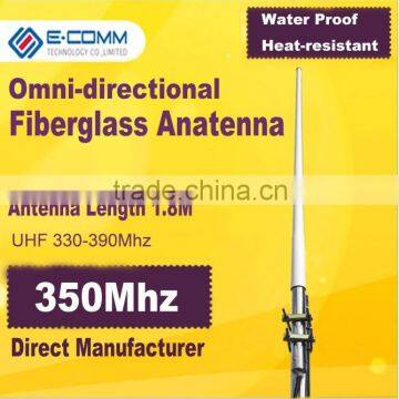 Hot Sale!! 360degree Omni UHF Outdoor Communication Base Station 350MHz Fiberglass Antenna