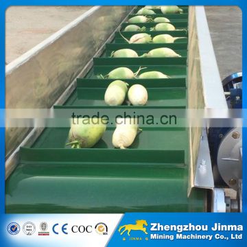 Slat Conveyor Type PVC Food Belt Conveyor With Stainless steel rollers