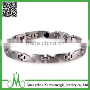 316l stainless steel magnetic energy negative ion power bracelet