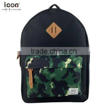 forest camouflage 600d polyester backpack