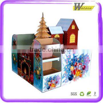 Christmas Gift Promotion Cardboard Paper Pallet Display Stand Rack