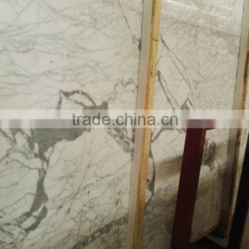 high quality Statuarietto white marble, calacatta black marble/calacatta gold marble, italy white marble slab