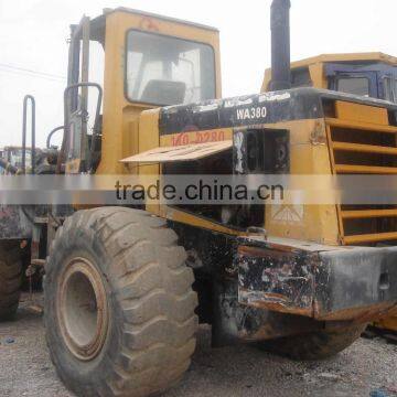 used good condition wheel loader WA380 in cheap price for sale