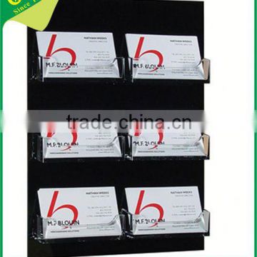 Customized acrylic business card holders fashion/Wholesale PMMA business card display racks