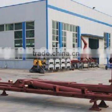 telescopic hydraulic hook lift for garbage container transfer
