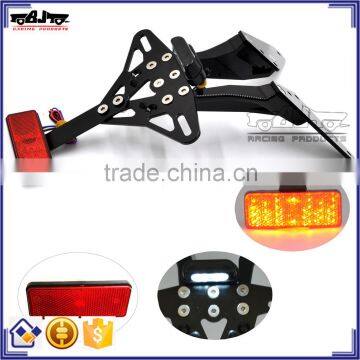 BJ-LPL-TMAX001 Motorbike fashionable popular Lisence Plate Bracket Black CNC Aluminum Tail Bracket for Yamaha T MAX 530