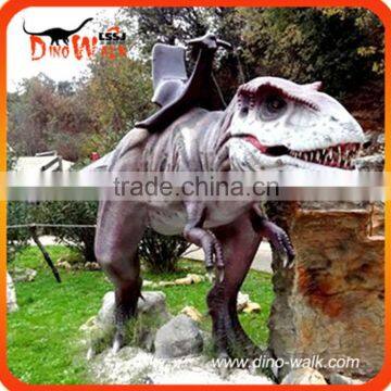 Entertainment kids ride animatronic emulation realistic robotic dinosaur