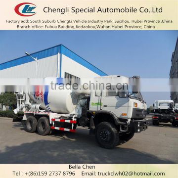 10 wheels DONGFENG 8 cubic meters concrete mixer truck for sale