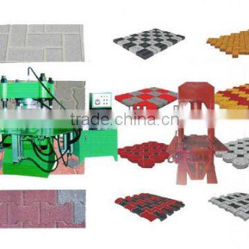 automatic concrete paving block making machine