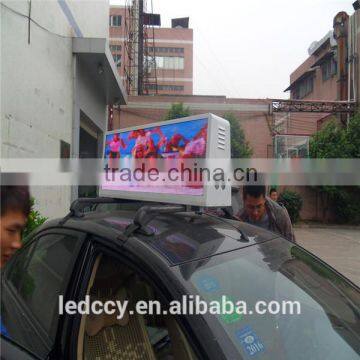 ShenZhen Electronic xxx Hot-sale waterproof taxi led display/led taxi top advertising