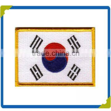 National Flag Picture Hot Sale Embroidered Patches