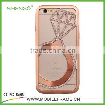 Metal Bumper Diamond Phone Case For IPhone/Samsung photo-2