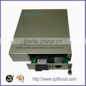 10/100/1000M Gigabyte Optical SM Fiber Media Converter