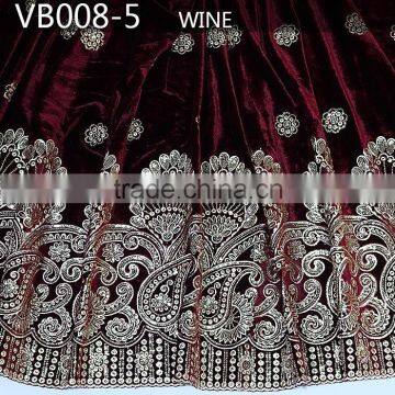 wine sequined george on velvet wrappers VB008-5