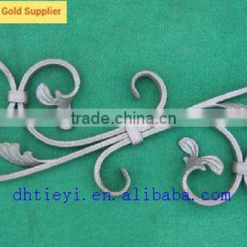 Decorative Wrought Iron Scroll Components for Balcony Railing