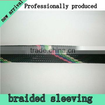 Heat shrinkable nylon braided sleeve for wire decoration