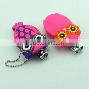 Silicone Handle Custom Funny Finger Nail Clipper Made In Carbon Steel