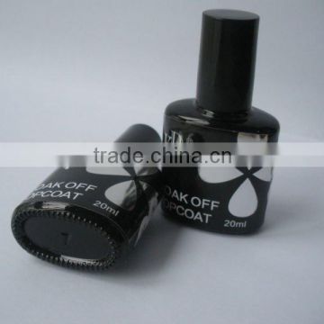 Nail art soak off finishing nail gel best quality topcoat