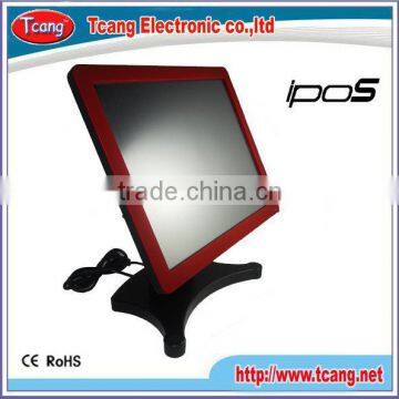 Pos system 12 inch usb powered touch screen monitor for petrol station