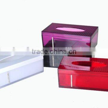 2015 colorful tissue box with diamond