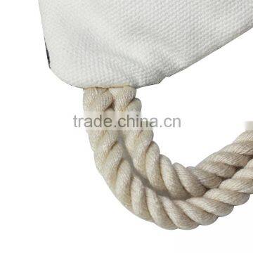 Customized Printing or Diy Dye Canvas Drawstring Backpack Bag Travel Pouch photo-5