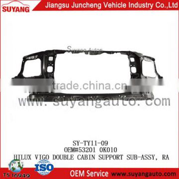 Radiator Support for Toyota Hilux Vigo auto parts Double Cab 53201 0K010