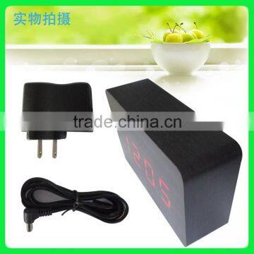 Multi-function Digital Wooden Table Clock