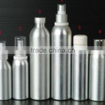 empty cosmetic packaging aluminum bottle