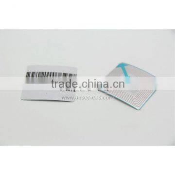 40x40 EAS RF soft label retail security sensor tag