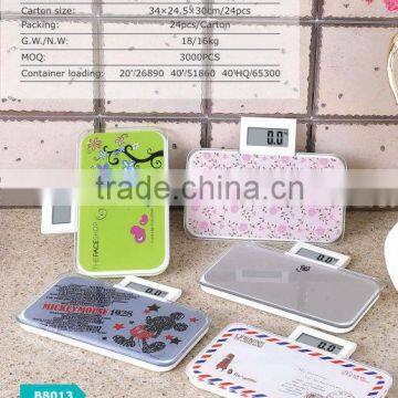 Factory Electric Scale 180kg/396lb LCD ABS plastic part with cheapest price