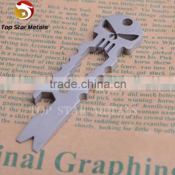 Titanium Multi-Tool Wrench Bottle Opener EDC Key Chain Self Defense