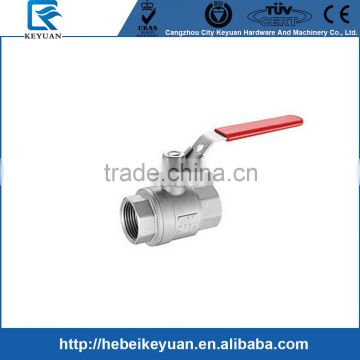 1/4-4 inch 2PC Stainless Steel Ball Valve Threaded Ends 1000WOG