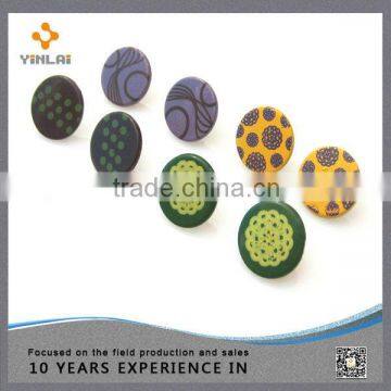 Mixed color round paper fastener brad