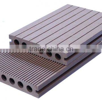 Recyclable waterproof hollow wood plastic composite WPC decking