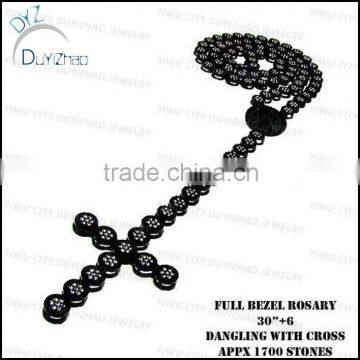 Hot Sale Bling Bling Hip Hop Rosary Necklace photo-3