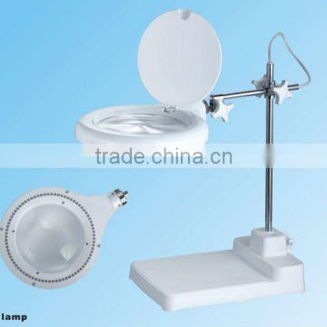 magnifying lamp with base/lamp with magnifying glass/magnifying glass and lamp