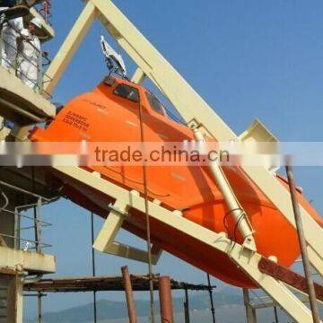 SOLAS approved Totally Enclosed Fire Protected Free Fall Life Boat with Davit