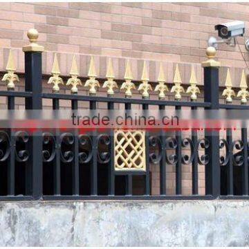 Top-selling modern garden cast iron fence ornaments