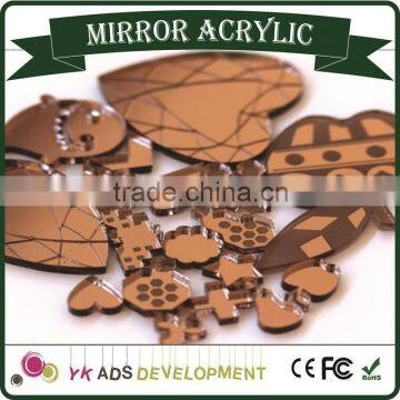 High Quality Professional Custom Mirror Work Dress Antique Gold Leaf Frame Wall Mirror Almirah Mirror Stainless Steel Sheet photo-5