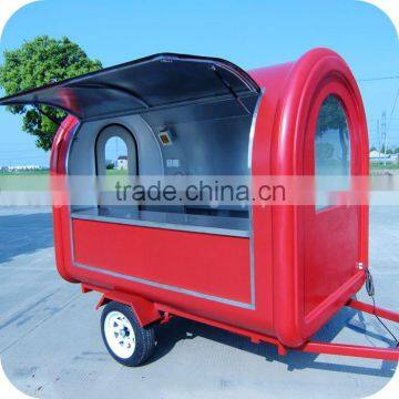 2013 Quick Delivery Red Concession Bread Food Carts with Hot Water Big Window Wheels XR-FC250 B