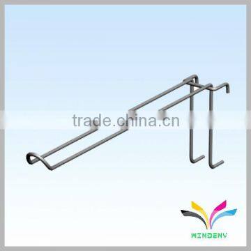 L shape cheaper high quality display goods metal wall hook