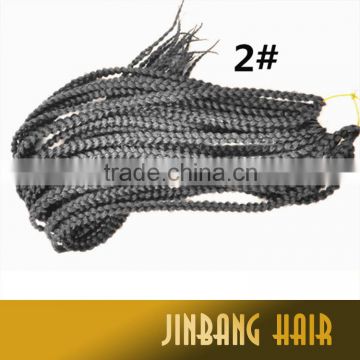 wholesale products 4 strands 24inch 120g a pack synthetic hair twist 3D new premium cubic braid