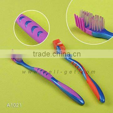Hot Selling Adult Toothbrush With Tongue Cleaner/Adult Toothbrush/Supplier Toothbrush