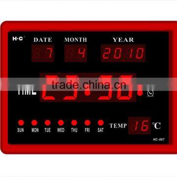 Led Calendar Digital Clock /digital Clock /table Clock With Alarm,temperature photo-2