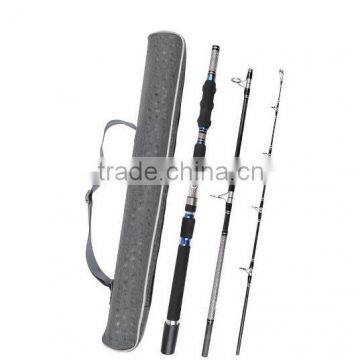 3-Piece Spinning Rod Heavy Spinning Fishing Rod Portable Fishing Rod Graphite Spin Rod